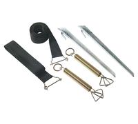 Bo-Camp Kit d'arrimage Universel Clips 2 Pièces de 3,5 mètres