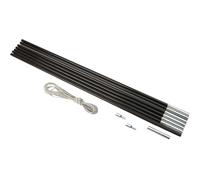 Bo-Camp Kit de remplacement Mât de tente Fibre de verre Ø 9,5 mm