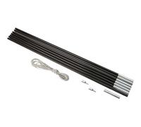 Bo-Camp Kit de remplacement Mât de tente Fibre de verre Ø 7,9 mm