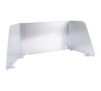 Bo-Camp - Paravent rëchaud - Universel - Réglable - Acier, Argent