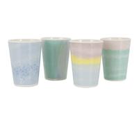 Bo-Camp - Pastel - Tasse - Barfleur - 4 Pièces