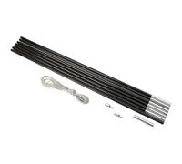 Bo-Camp - Set de remplacement - Arceaux - Ø 8 mm - Fibre de verre, Noir