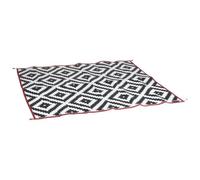 Bo-Camp Tapis D'ext¿¿Rieur Chill Mat Lounge 2,7x2 M Noir Et Blanc Blanc