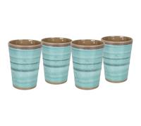 Bo-Camp - Tasse - Halo - Mélamine - 4 Pièces - Aqua