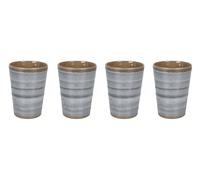 Bo-Camp Tasse Halo Mélamine 4 Pièces - Gris