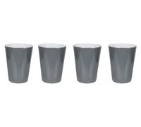 Bo-Camp Two-Tone Tasse Mélamine 4 Pièces - Gris