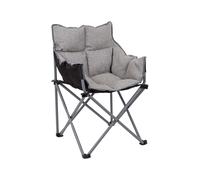 Bo-Camp Urban Outdoor Chaise pliante Montpellier Gris