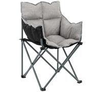 Bo-Camp - Urban Outdoor - Chaise Pliante - Montpellier - Gris