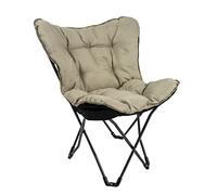 Bo-Camp - Urban Outdoor - Fauteuil Papillon - Redbridge - M - Polyester Oxford - Beige