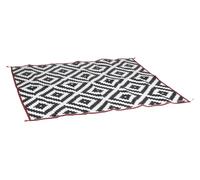 Tapis de tente Bo-Camp Chill mat Lewisham XL Couleur: blanc / noir