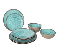 Bo-Camp Halo Aqua set de vaisselle - 12 pièces