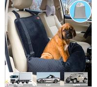 BO&CHAO Siège d'auto pour Chien Petit et Moyen Matériau Doux et Court en Peluche offrant Un Environnement de Voyage Confortable