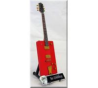 BO DIDDLEY Guitare Miniature avec médiator CIGAR BOX