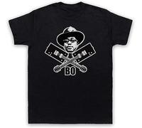 Bo Diddley The Originator R&B Rock Guitar Unofficial T-Shirt Unisex Tee Shirt Size M