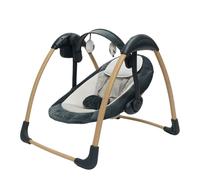 Bo Jungle | Balancelle bébé Dolphy portable avec arche de jeu Gris - TU