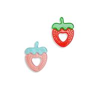 Bo Jungle - Lot de 2 Anneaux De Dentition À Réfrigérer Fraise