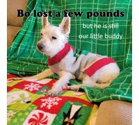 Bo lost a few pounds, but he is still our little buddy