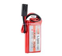 BO Manufacture 1 Stick Batterie Lipo 2S 7.4V 1000mAh 25C Peq