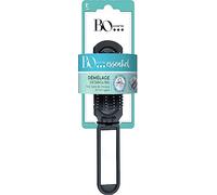 Bo...Paris - Brosse Cheveux Pliante - Brosse Cheveux Nomade - Brosse démêlante avec Miroir intégré - Picots arrondis - pour Tous Type de Cheveux Lot de 1