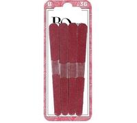 Bo...Paris - Limes à Ongles émerisées - Pack de 36 Limes Rouges - pour des Ongles Toujours soignés - Lot de 1