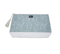 Bo...Paris - Trousse de toilette fantaisie - Trousse de voyage 27x 29 cm - Fantaisie bleu - Lot de 1