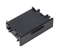Bo?te de Rangement pour Autoradio 1DIN, Pratique, ¨¦tanche, ABS Noir, Organisateur Universel de Remplacement pour