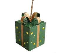 Bo?te No?l en Fer pour forgé Décoratif Creux pour Fêtes Bo?te | Iron Construction, Hollow Design For Lights, pour ideal For Weddings And Parties, Festive White Red Green Colours