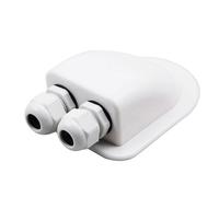 Bo?te ? presse-?toupe ? double entr?e de fil C?ble de toit de panneau solaire Trou de camping-car Accessoires de voiture de yacht de camping-car