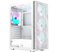 Bo tier PC gaming Montech X3 Mesh, 6 ventilateurs RGB fixes (3 x 140 mm et 3 x 120 mm), ATX, bo tier PC de jeu, port USB 3.0, panneau lat ral en