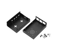 Bo?tier pour Raspberry Pi 4B en alliage d'aluminium, coque de protection noire