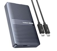 Boîtier Aluminium M.2 NVMe SSD 40Gbps, USB4.0/Thunderbolt 3/4, Installation Pas Besoin d'Outil, Supporte 2280 SSDs, M-Key