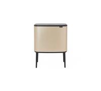 Bo touch bin 11l champagne - - Beige - Métal
