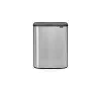 Bo Touch Bin - 60L, acier mat FPP