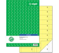Bo116 Ticket Book 1000 Tickets Yellow With Blue Paper A4 2 X 50 Sheets