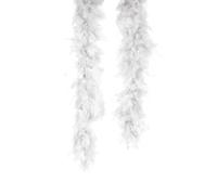 Boa à plumes blanches - ATOSA - 1.80m - Adulte - Intérieur