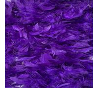 Boa en plumes Accessoire de déguisement Décoration de mariage enterrement de vie de jeune fille Burlesque Carnaval des années 1920 Thème Boa 17 couleurs (violet)