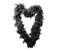 Boa en plumes de dinde - Décoration en plumes de dinde - Décoration en plumes de dinde - Doux, noir, Refer to description