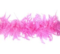 Trimits Boa en plumes de marabout, Cerise, 1,8 metre x 12 cm