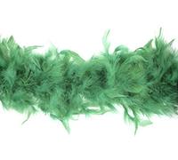 Boa en plumes de marabout: 1,8 mx 12 cm: vert