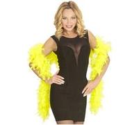 Boa En Plumes Fluo Jaune - Jaune fluo Multicolore G