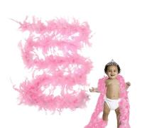 Boa en plumes multicolore, moelleux, boa en plumes, léger, moelleux, rose, pour petites feuilles, boa en plumes, multicolore, fait à la main, pour danse, décoration, costume, Halloween, mariage