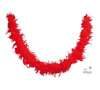 Boa en plumes - NO NAME - Rouge - 1,80 m - Accessoire déguisement cabaret
