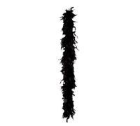 Boa en plumes - Noir - 180CM - Adulte - Mixte
