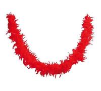 Boa en plumes ROUGE pour deguisement cabaret, charleston, belle epoque TU