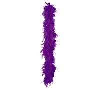Boa en plumes violet pour adulte - 180cm