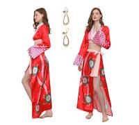Boa Hancock Cosplay Costume femmes Costume vêtements serpent princesse Pirate impératrice Cosplay Sexy Halloween fête Doujin tenues Rouge