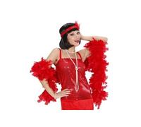 W WIDMANN MILANO Party Fashion - Boa de plumes, Longueur environ 180 cm, Foulard de plumes, Accessoire, Costume, Carnaval, Halloween
