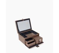 BoÃ®te Ã bijoux en cuir femme Le Tanneur Marron 25x19x14 cm