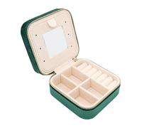 BoÃ®te Ã bijoux velours femme Sloya Vert 10x10x5 cm