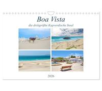 Boa Vista - la troisième plus grande île du Cap-Vert, Version française (Calendrier mural 2026 DIN A4 portrait), Calendrier CALVENDO mensuel